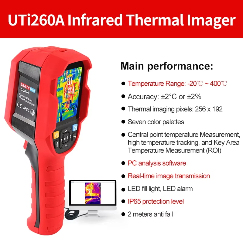UNI-T Infrared Thermal Camera  - Thermal Imaging Camera 256X192 ulasan dan harga